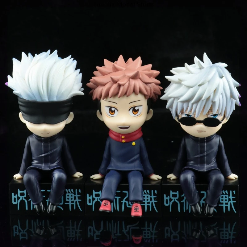 11.5cm Jujutsu Kaisen Gojo Satoru Itadori Yuji Anime Figure Model Statue Boys Collection Desktop Decoration Ornament Toys Gifts