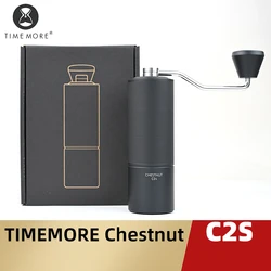 TIMEMORE Chestnut C2S Manual Coffee Grinder New Upgrade Integrated Metal Body Portable Hand Grinder Great For Travel Camping