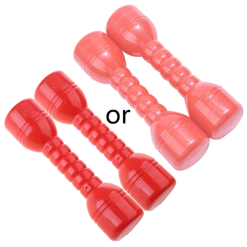 

Q0KB Children’s Plastic Gym Dumbbells Home Fitness Weights Toddler Indoor Sports Accs