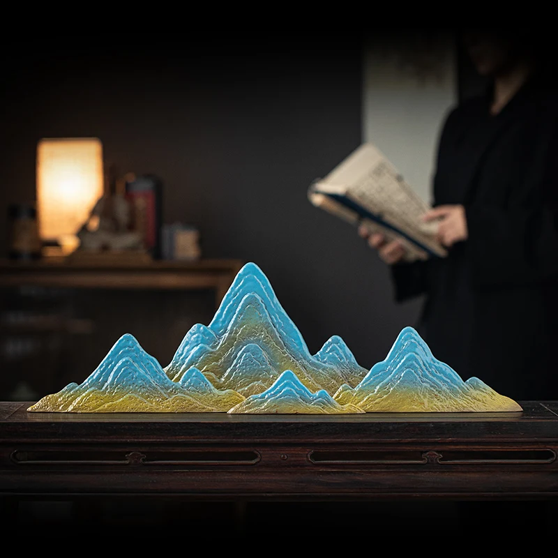 

Sand Table Rockery Withered Landscape Creative Scenery and Zen Meditation Entrance Desktop Decorations and Ornaments