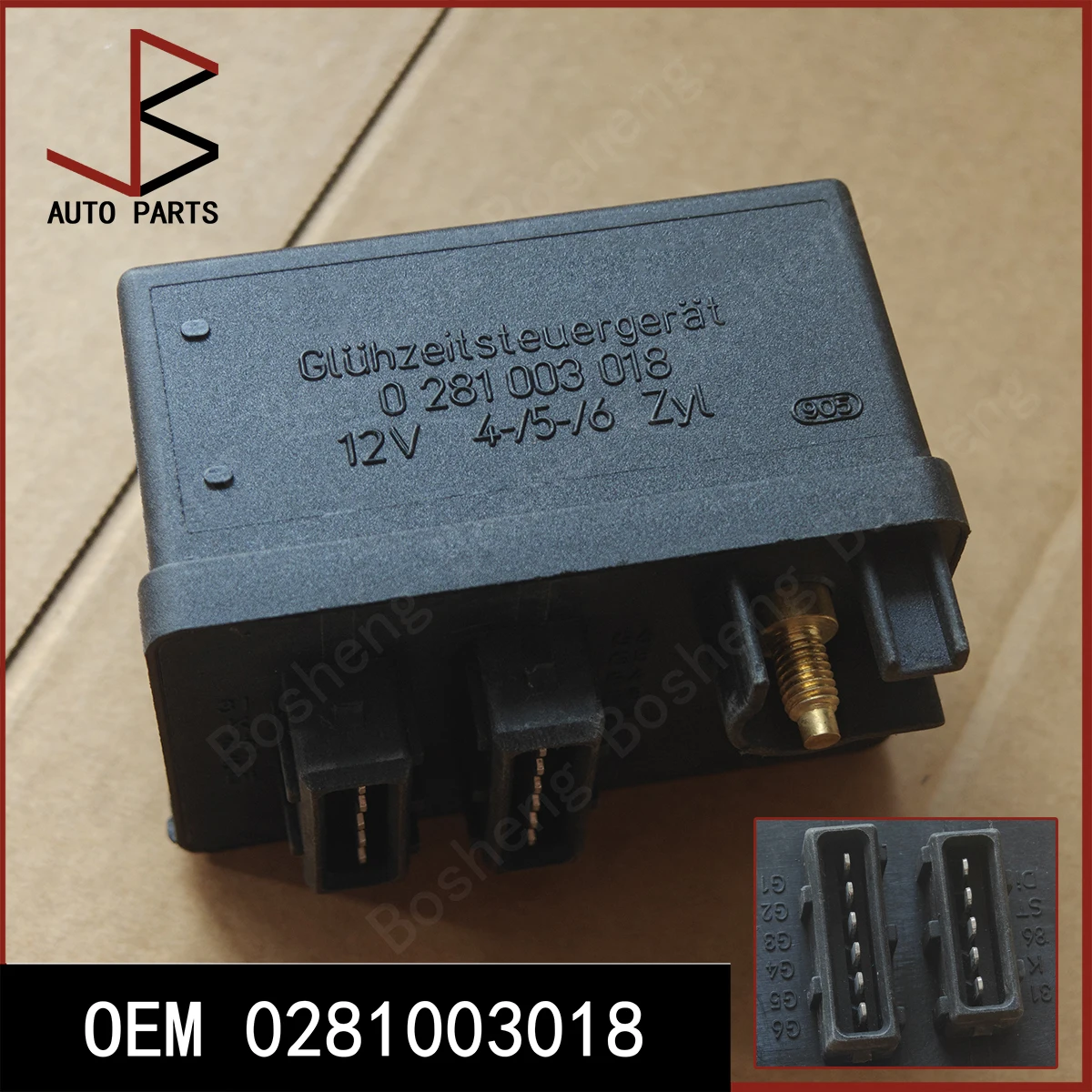 Unidad de Control del Sistema de Bujías de Incandescencia, Relé OEM 0281003018 46742375 55233720 para JAGUAR XF I 2008-2015 para FIAT SIENA 1996-2016