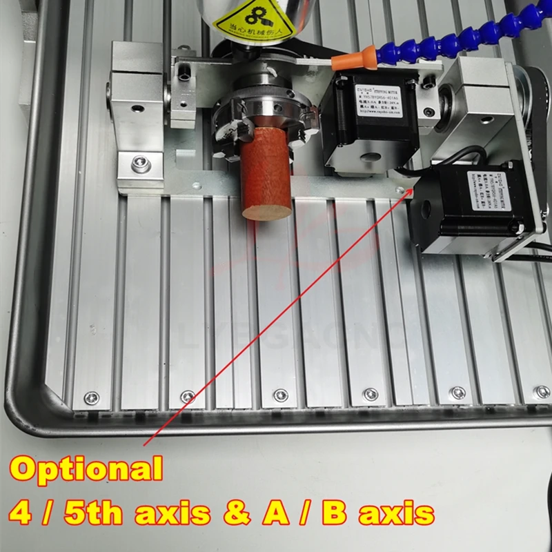2200W 5 Axis Metal Engraving Machine 6040 4 Axis CNC Router 3040 PCB Engraving 3020 Drilling and Milling Machine With Sink