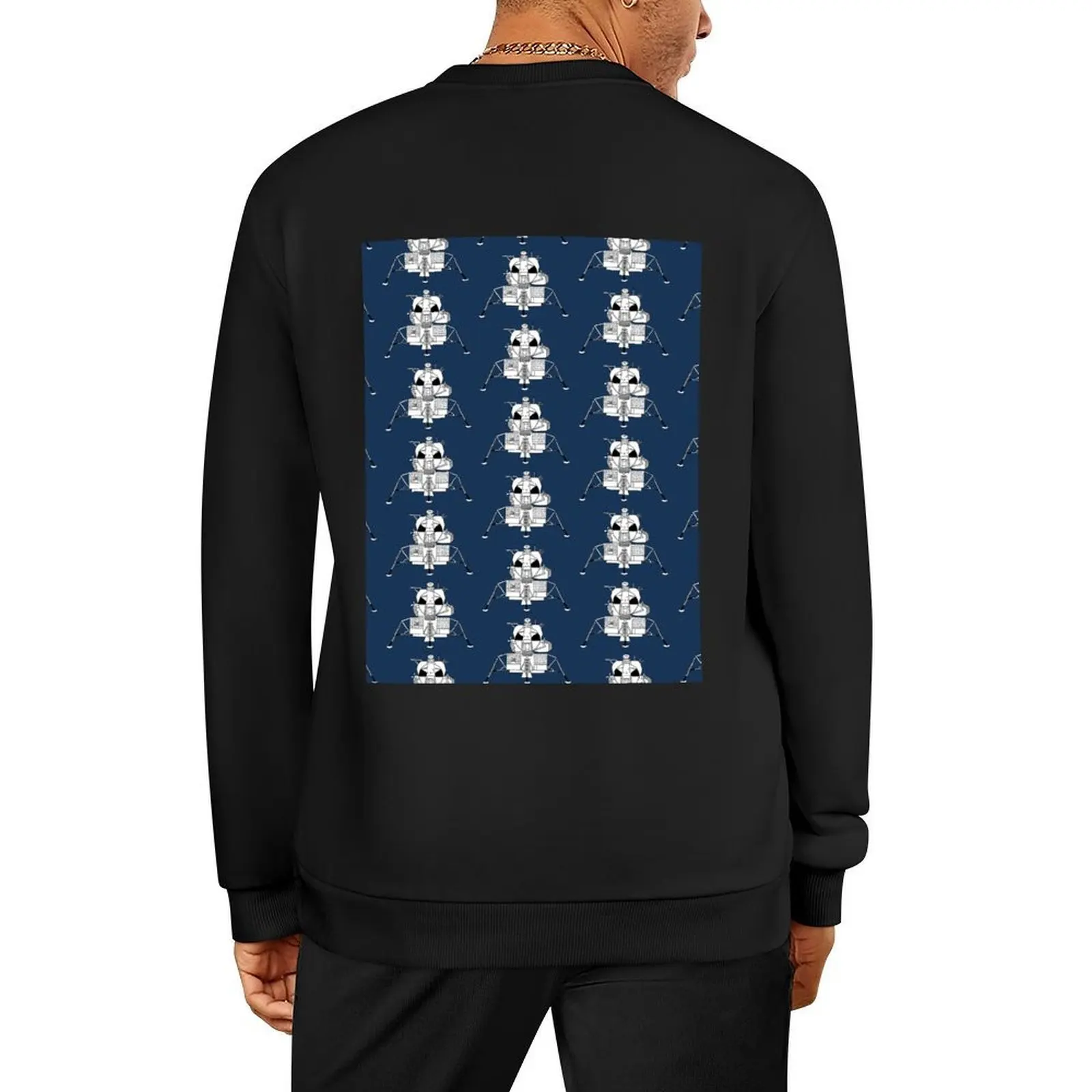 

Apollo 11 lunar lander Pullover men's autumn clothes aesthetic clothing autumn men's clothing pullover