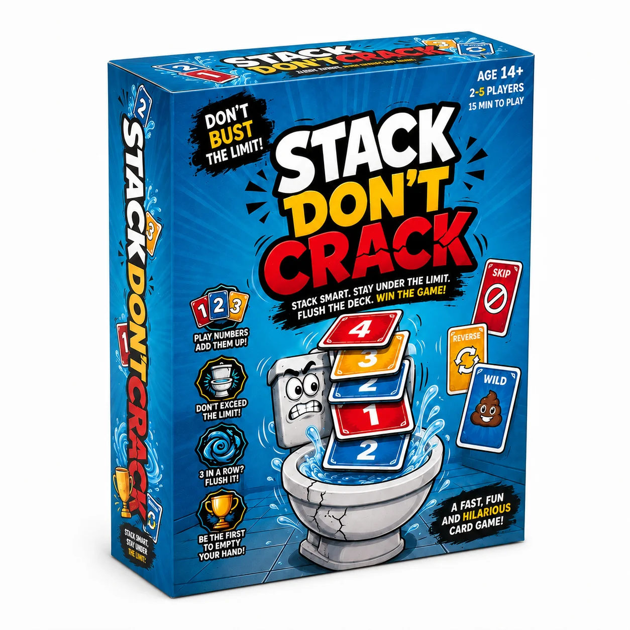 Party Games Using Cards - STACK DONT CRACK Gioco di carte,