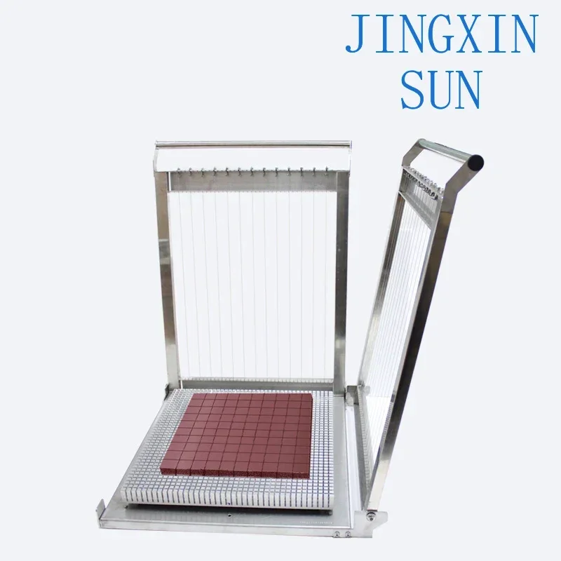 Chocolate Guitar Cutting  Jelly Drops Square Cutter  Chocolate Dicing Soft Sweet Slicing 400*400mm
