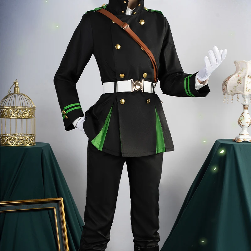 Anime Seraph Of The End Cosplay Yuichiro Hyakuya Cosplay Costume Uniforms