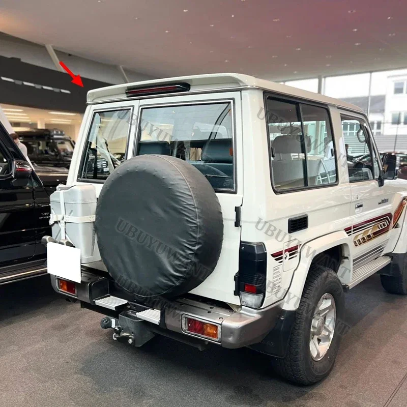 Для Toyota Landcruiser FJ70 LC71 LC76 GEN 3 Высококачественный задний спойлер из АБС-пластика для крыши и багажника, 2008-2024 гг.