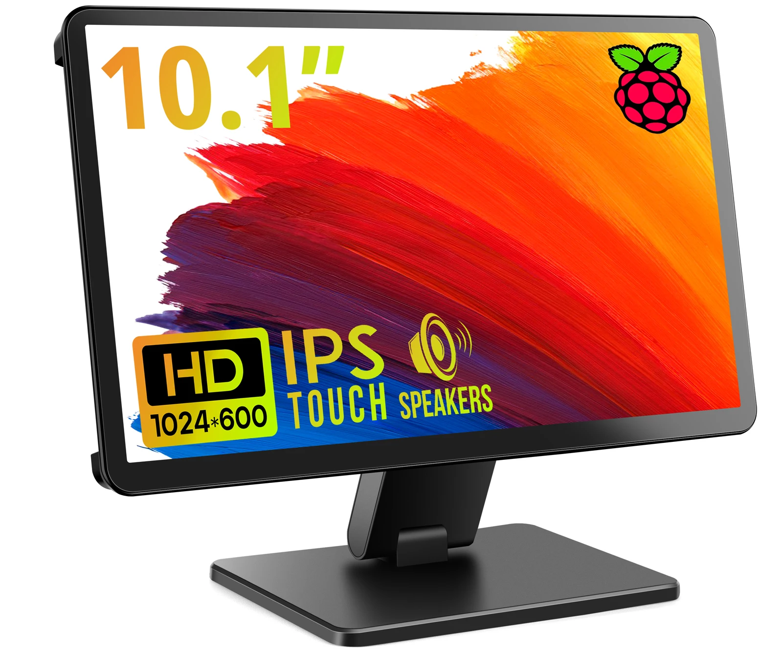 Raspberry Pi Monitor 10.1 Inch Touch Portable Monitor with for Laptop Extended Screen LCD Monitor
