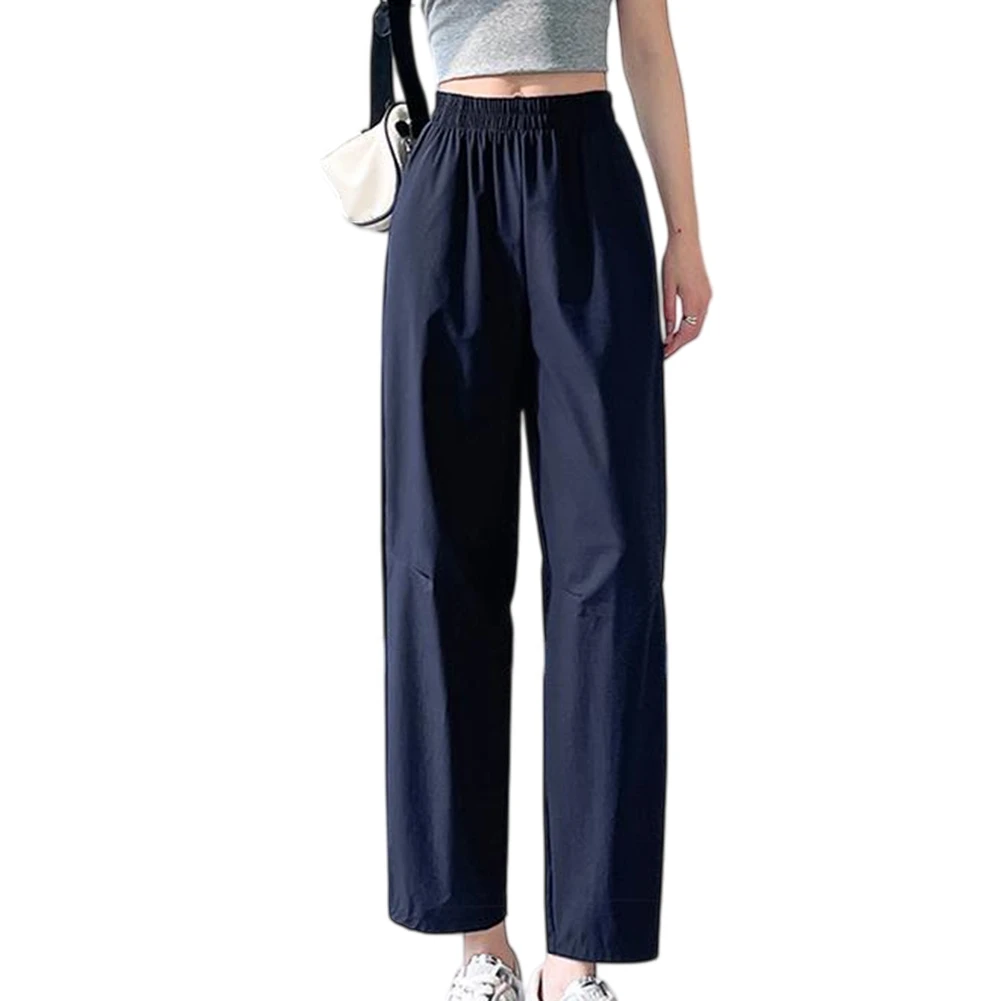Quick-Dry UV-Resistant Polyester Harem Pants for Women in Loose-Fit Design Ideal for Summer Outdoor and Indoor Activities