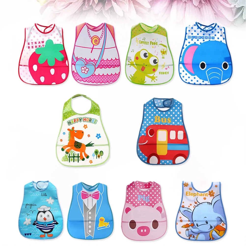 10 Pcs Baby Drool Bibs Food Fe - Feeding Baby Food review and price