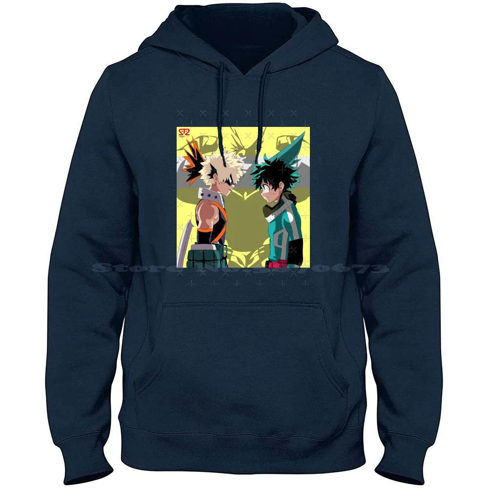 Boku No Hero Academia 100% Pure Cotton Hoodie Tshirt Boku No Hero Academia Anime Deku Bakugou Allmight Midoriya Izuku Myhero