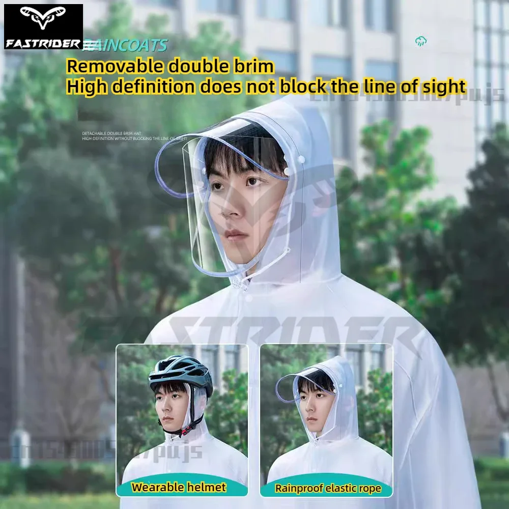 Bicycle Raincoat Mountain Bike Riding Students Men and Women Single Full Body Rainstorm Proof Poncho Riding Waterproof Jacket