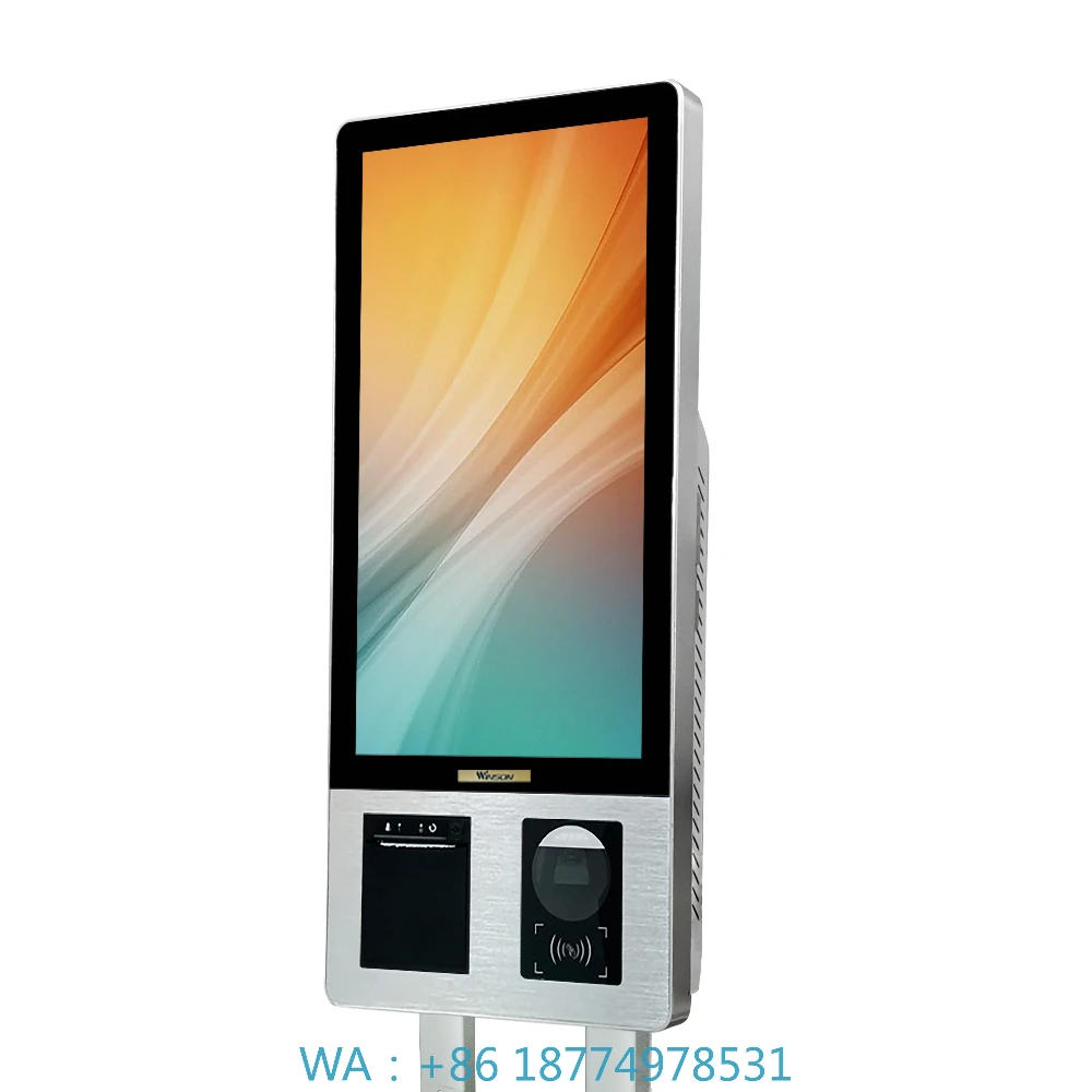 

ice Offline All in One Fast Food Self Service Ordering Payment Kiosk Restaurant Pos System 6 Digit Pin Pos Machine Pr