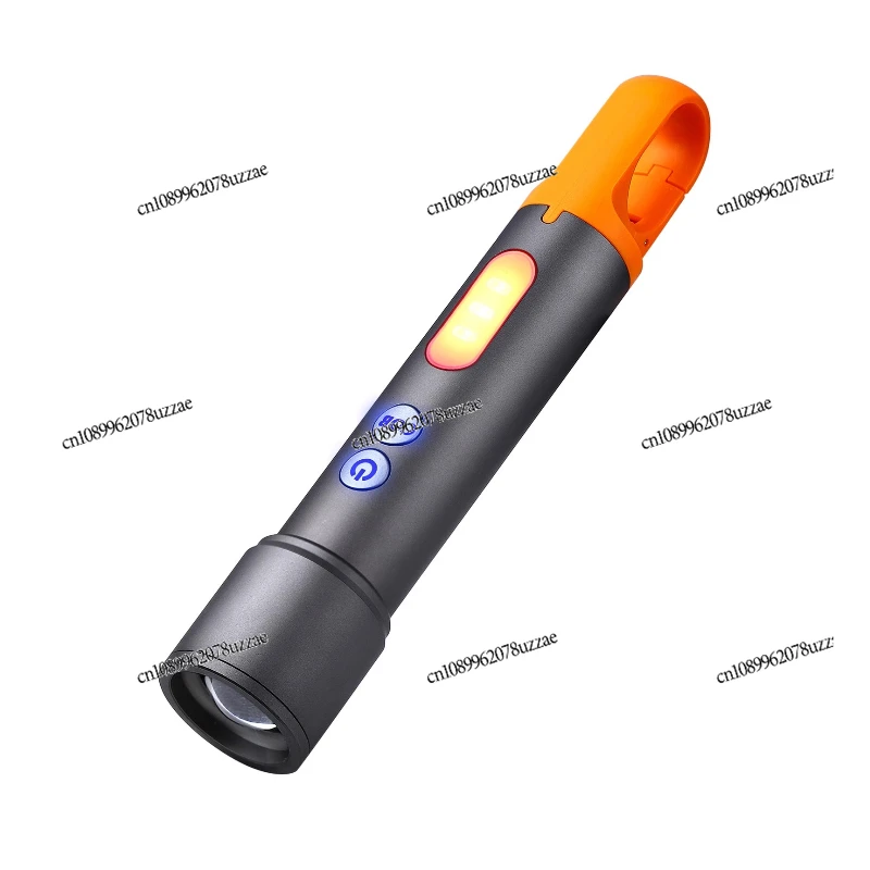 

White Laser Flashlight TYPE-C Fast Charging Flashlight LED with Side Light