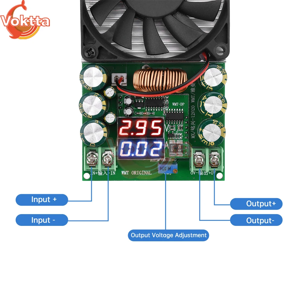 600W DC-DC Adjustable Buck Converter Step Down Module 120V 100V 96V 84V LED Display Driver Voltage Regulator Power Supply Module