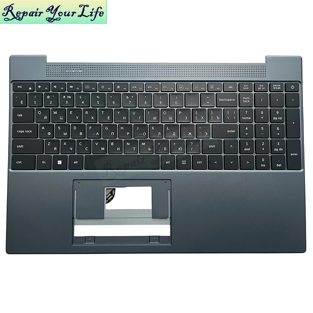 

RU Backlight Keyboard Palmrest For Teclast F15 Plus 2 TE10 RUS Russian Top Case Cover Notebook Teclado 15.6 F0006-052 MB3501052