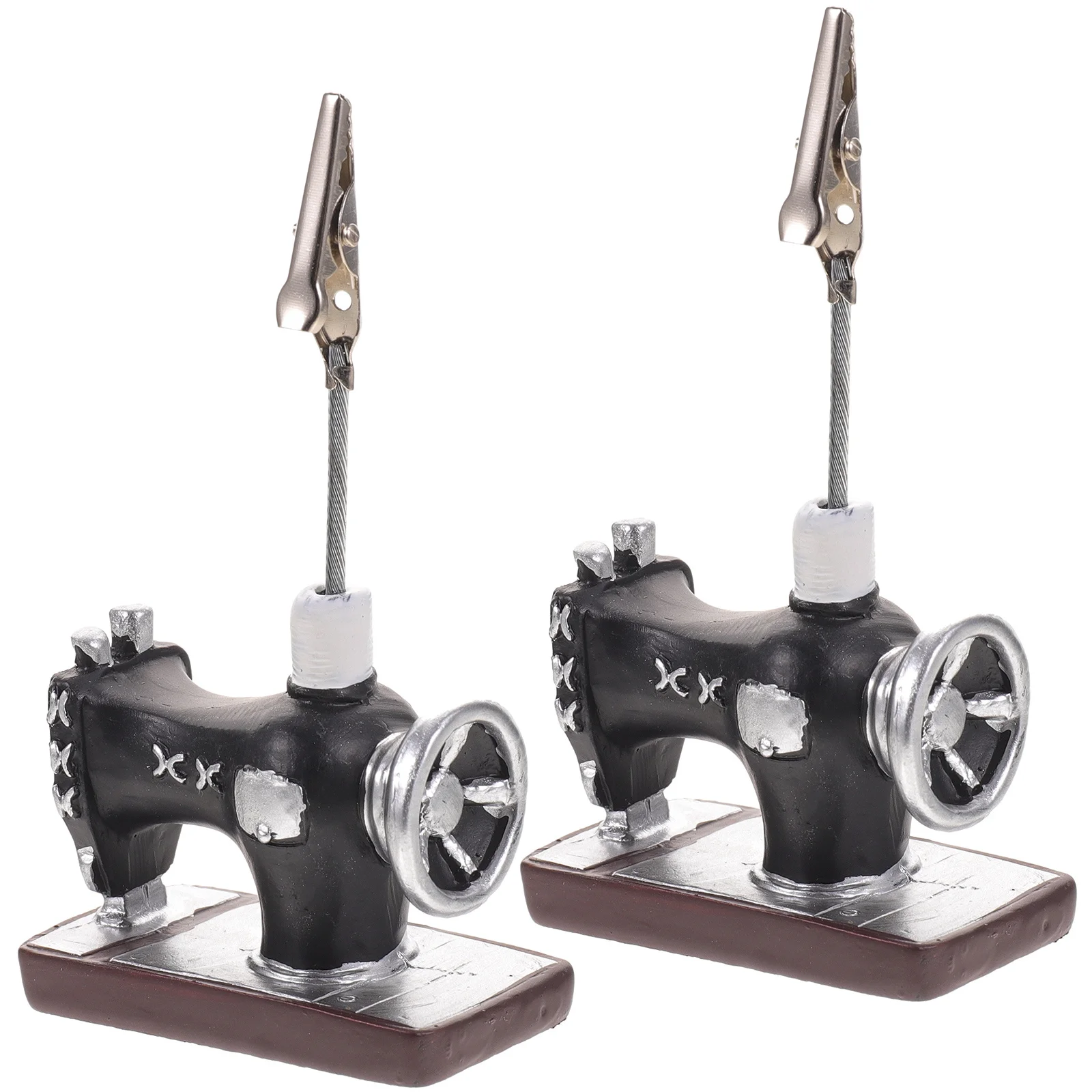 2 قطعة مقاطع رسالة خمر أصحاب الصور الزخرفية الرجعية بطاقة مكان حاملي بطاقات مذكرة المشابك سطح المكتب ملاحظة المشابك