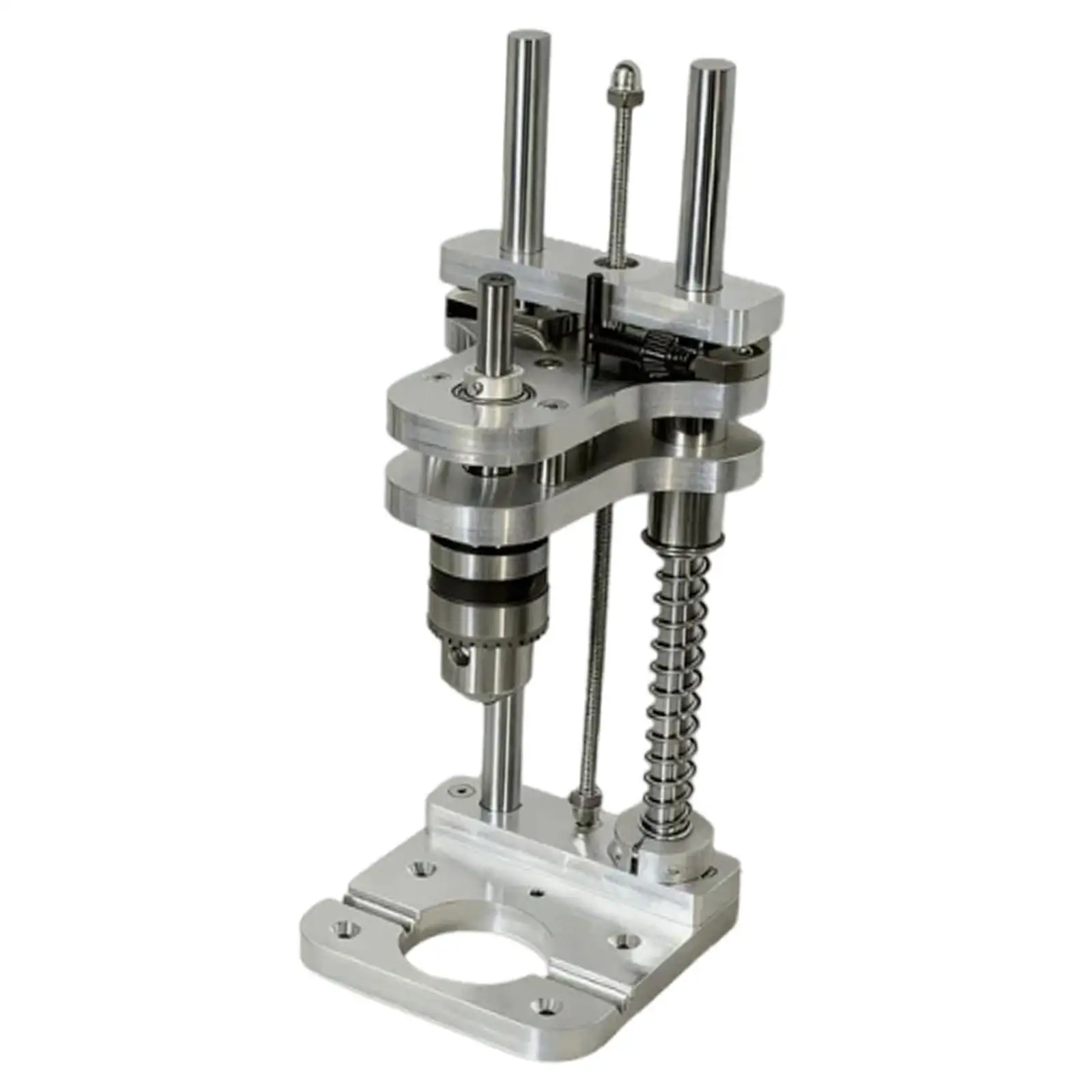 

Drill Guide Vertical Stand Holder Steel Durable Drilling Template Professional Auxiliary Tool for Woodwork Projects