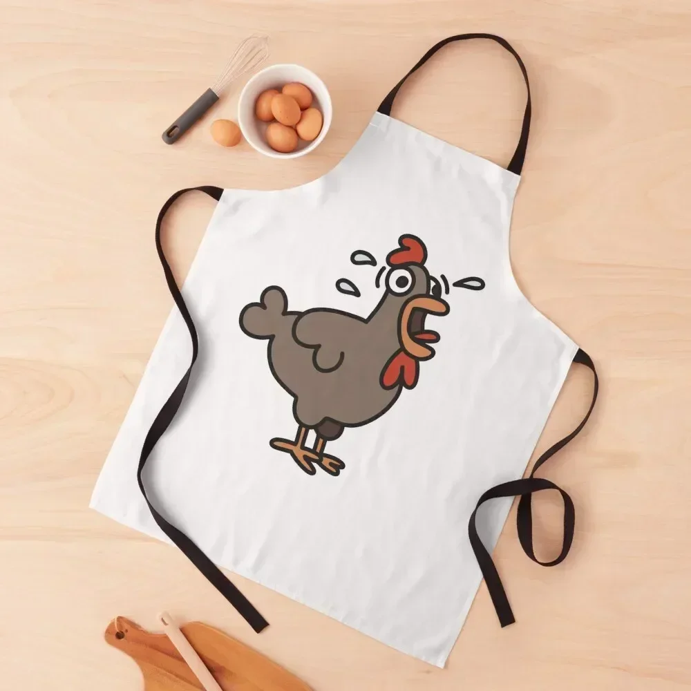 

Stressed Chicken Cartoon Apron Novelties Kitchen And Home For Men Kitchen Items for home useful pieces Apron