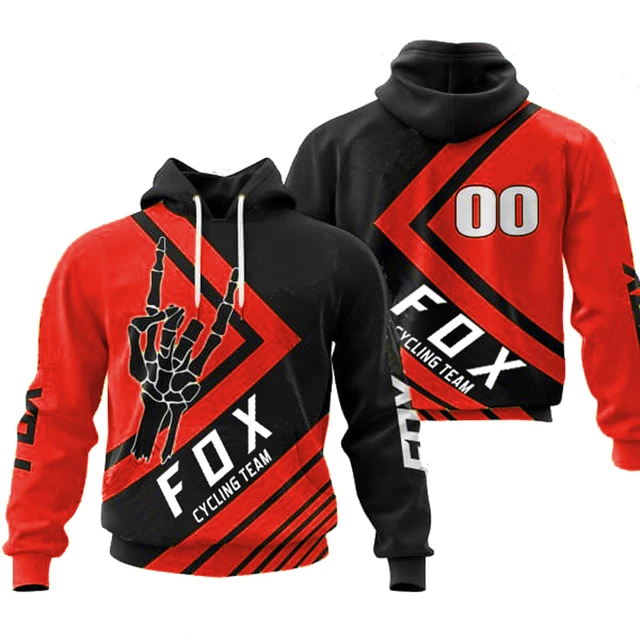 2023 Fox Cycling Team Hoodie Men Motocross Racing Jacket Mountain Bike Clothing Outdoor MTB Bicycle Jersey Outdoor Downhill Wear AliExpress