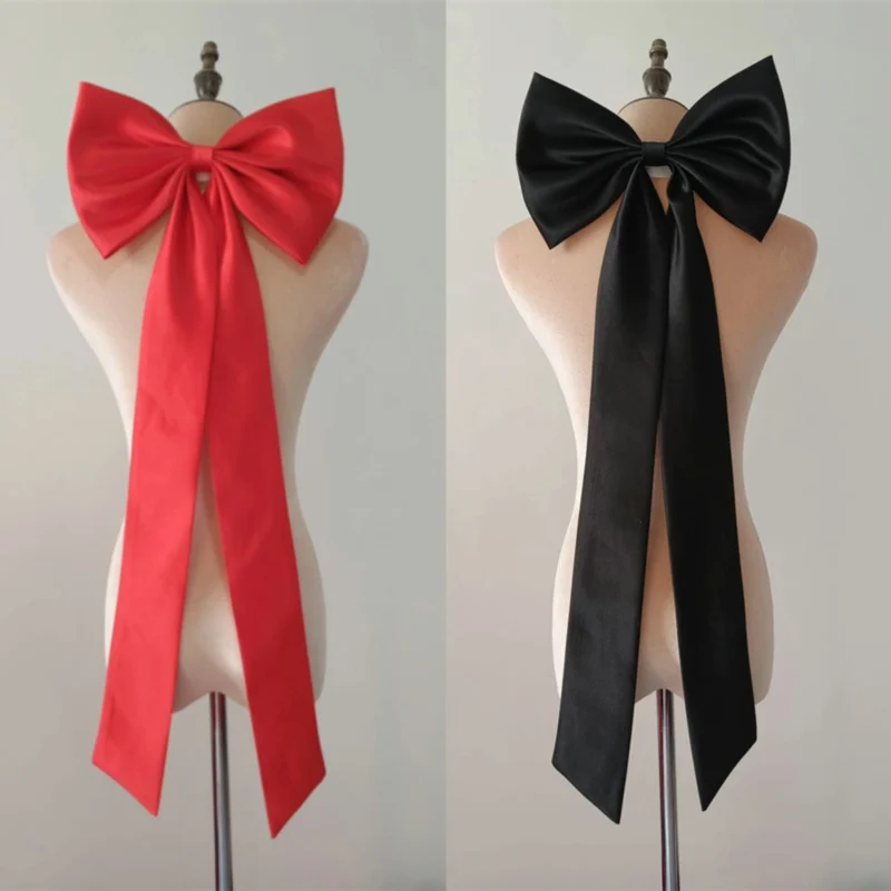 Wedding Large Satin Ribbon Bowknot for Bride Gown Elegant Bridal Diy Decoration Bow For Wedding Dress Accessories