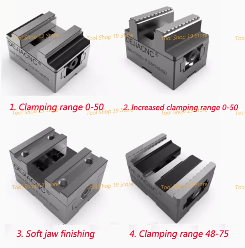 4-axis 5-Axis Self-Centering Vise Precision Concentric Vise er Fixture Quick Change 3R Vice Pliers 75-55