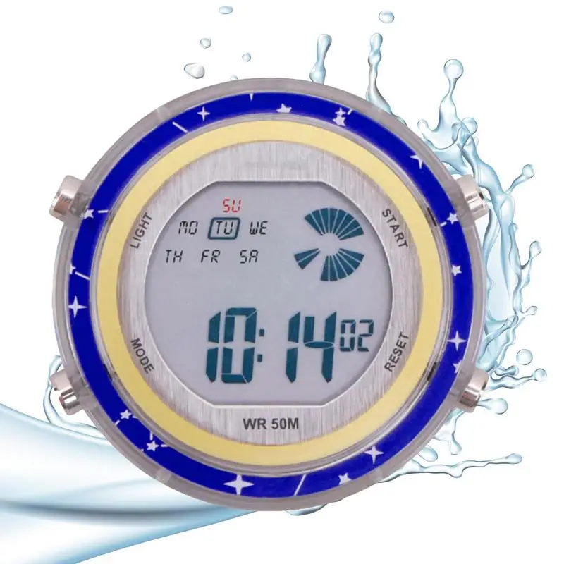 Luminous Dial Motorcycle Clock Waterproof Stick-On Motorbike Mount Watch Waterproof Digital Clocks For Vehicle SUV Car Auto