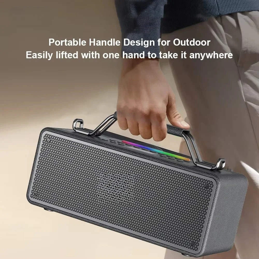 

Hot Selling Home Party Loud Speaker 150w With Led Atmosphere Light & Power Bank& Karaoke Function Blue Tooth Speaker