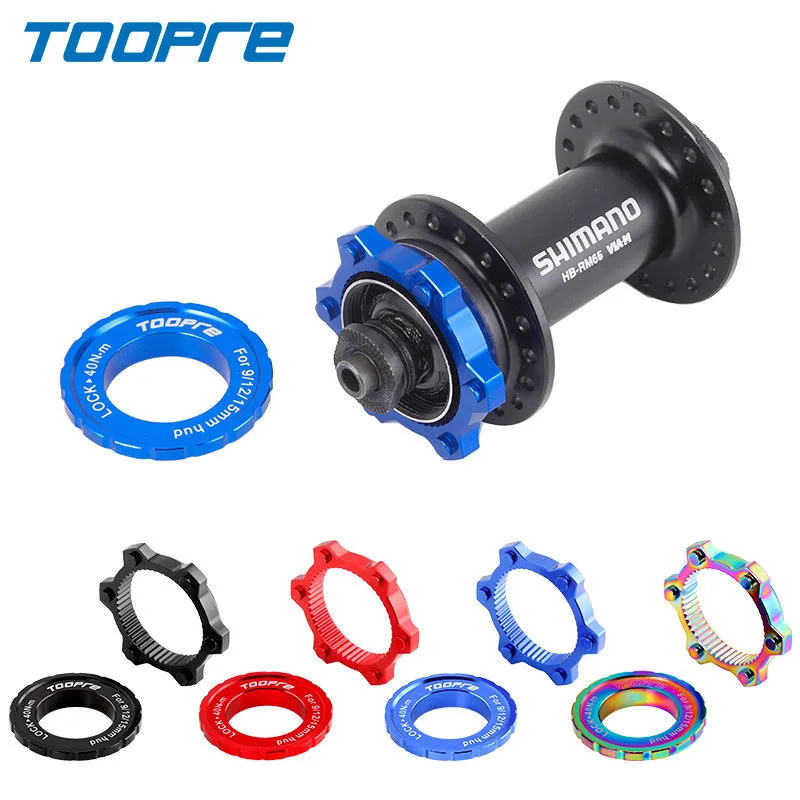 Adaptador de disco de aluminio TOOPRE Center Lock a seis tornillos para bujes Center Lock a discos de freno de seis tornillos