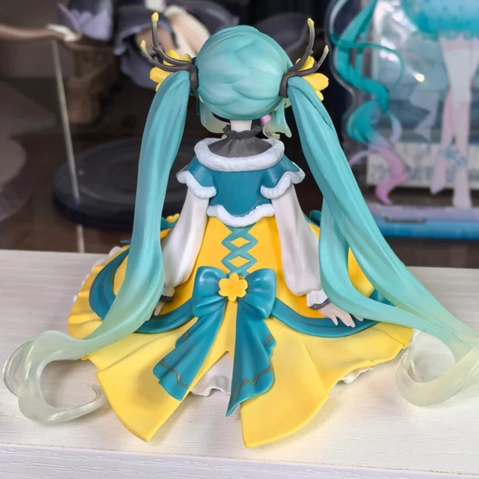 Hatsune Miku Anime Figuur Kawaii Flower Fairy Cartoon PVC Actie Beeldje Model Pop voor Kinderen Verjaardagscadeau