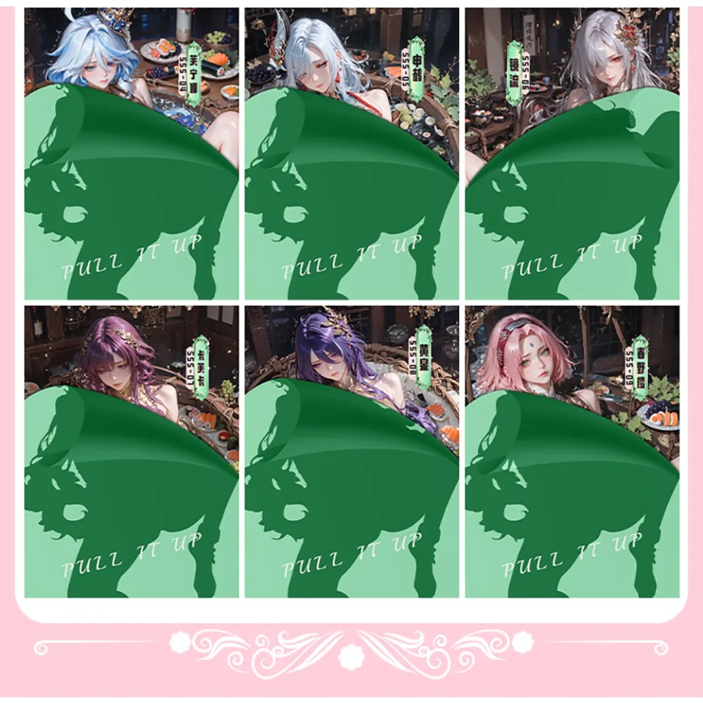 Mystery Waifu Collection Card Anime Game Creative Peripheral Popular Body Mature Temptation Character Card Man's Treasure Toys