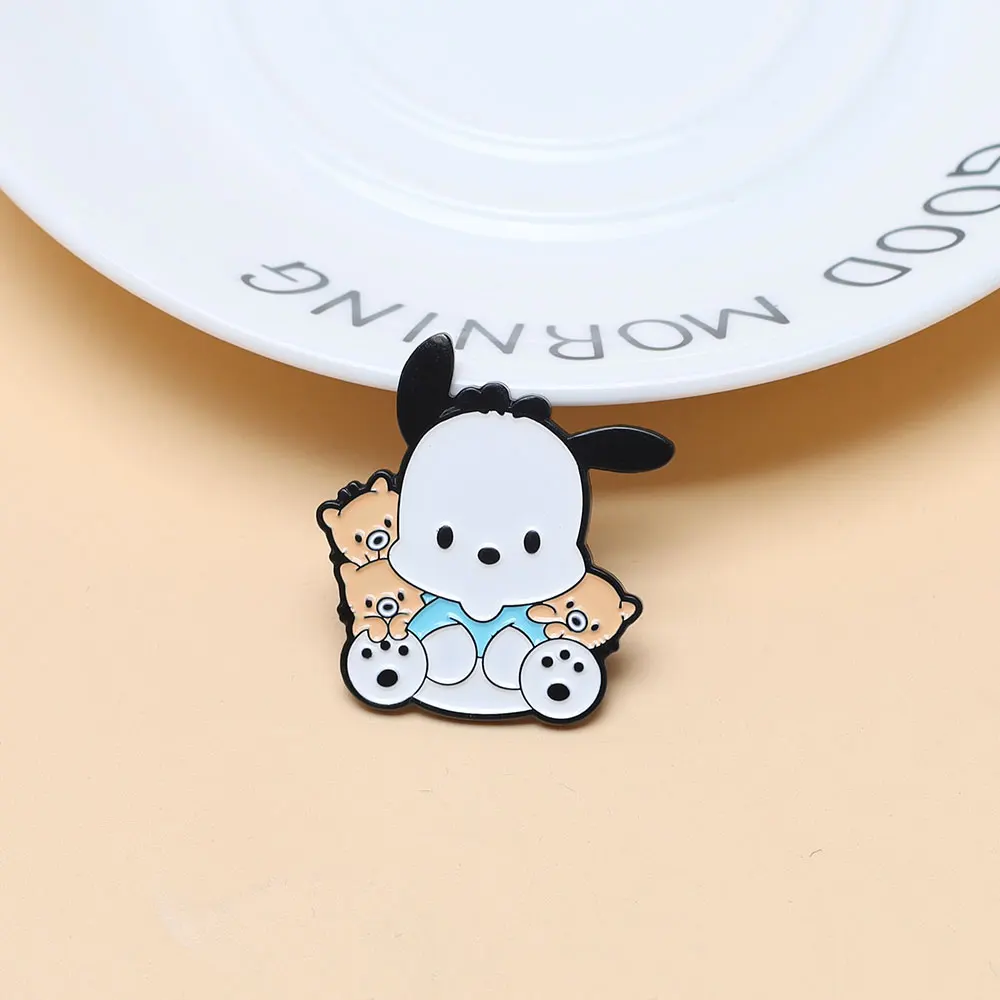 5 pz Anime Kitty Smalto Spille Simpatico Gatto Spille Per Le Donne Spille Da Bavero Distintivo sullo Zaino Accessori Costume Gioelleria Raffinata E Alla Moda Regali