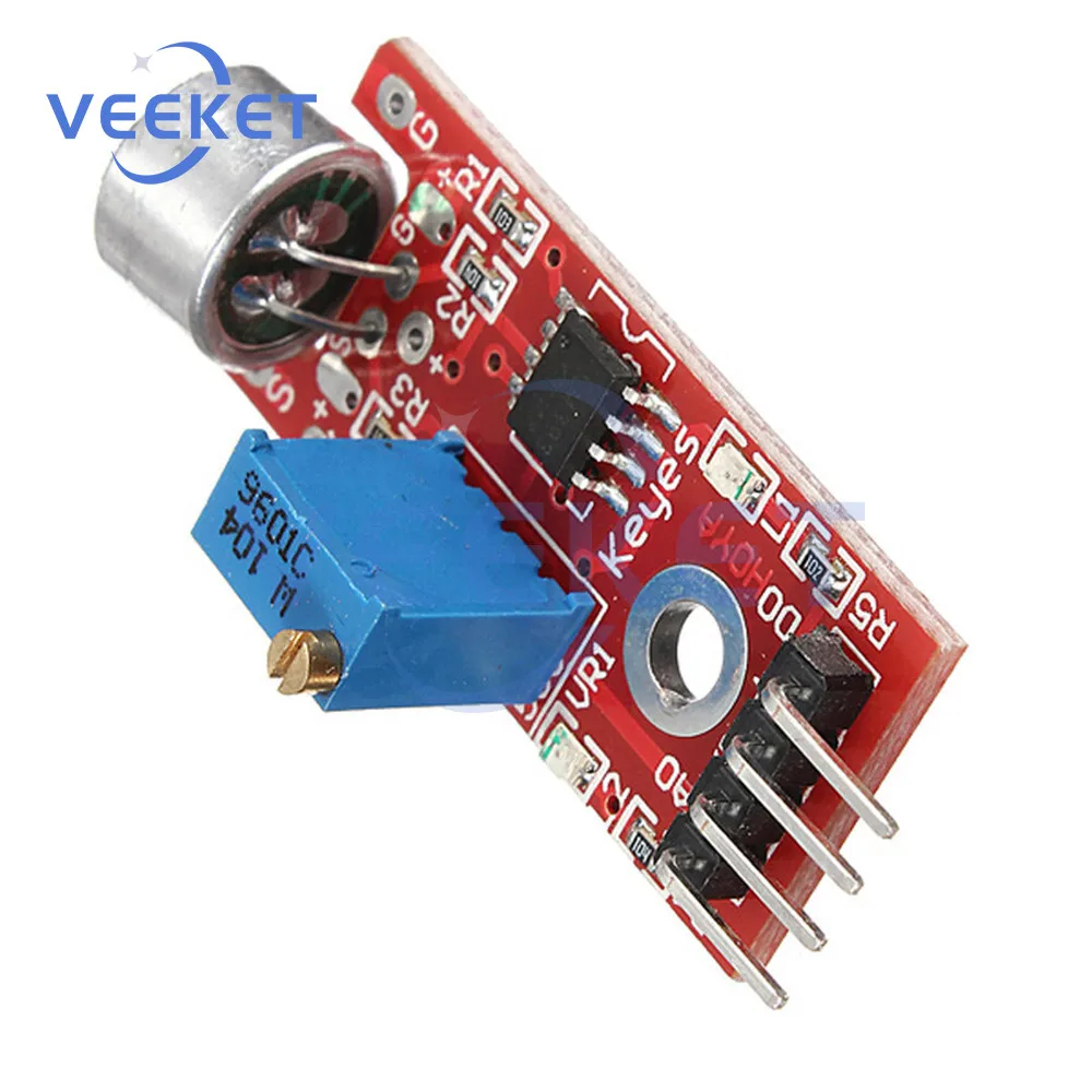 Sound Sensor Modul MAX4466 MAX9814 Sound Control Sensor mit Pfeifenschalter Mikrofonverstärker für Arduino Detection Project