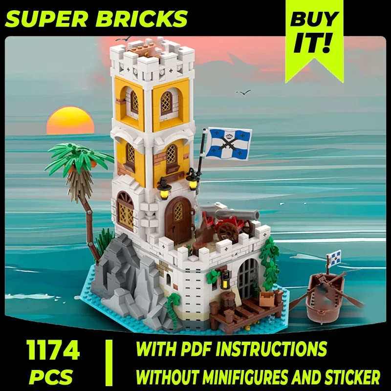 

Moc Building Blocks Castle Model Sabre Barrier 6265 Technical Bricks DIY Assembly Construction Toys For Child Holiday Gifts