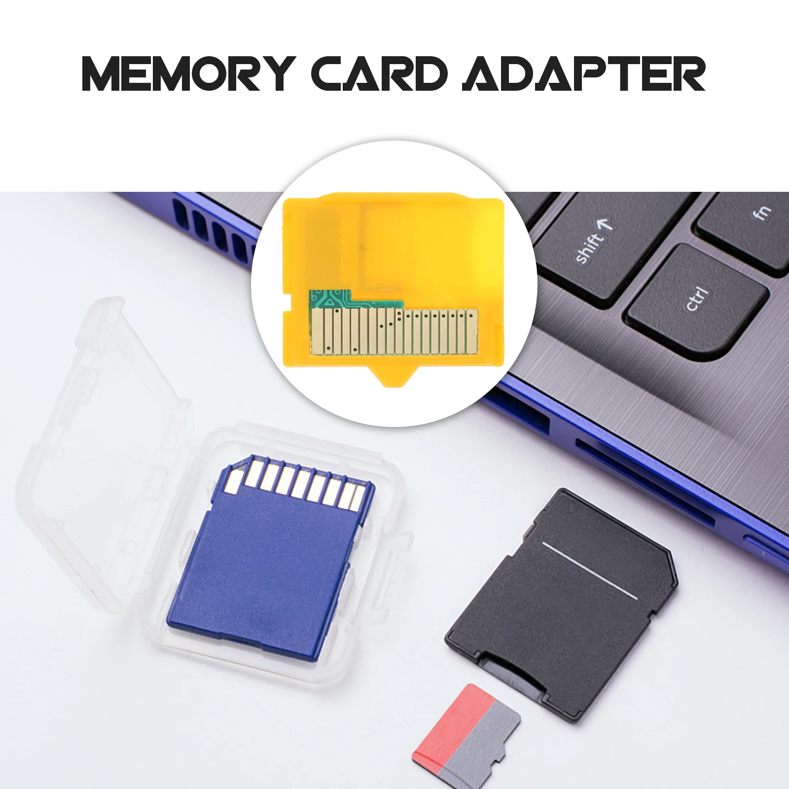 -1 adaptador de cámara para insertar, (amarillo)