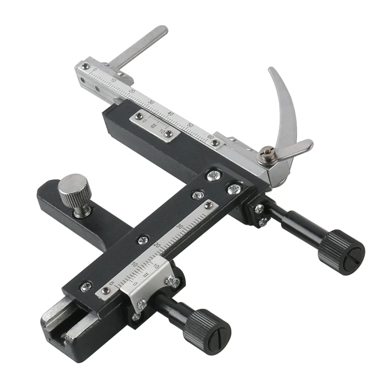 Meccanico attaccabile da palco mobile XY con accessorio per microscopio in scala 0-60 mm per microscopio biologico monoculare