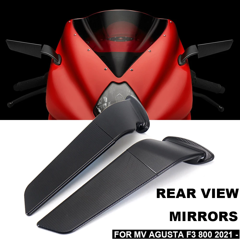 

New Motorcycle Accessories Rearview Rear View Mirrors Glass Back Side Mirror Left Right For MV Agusta F3 800 2021 2022