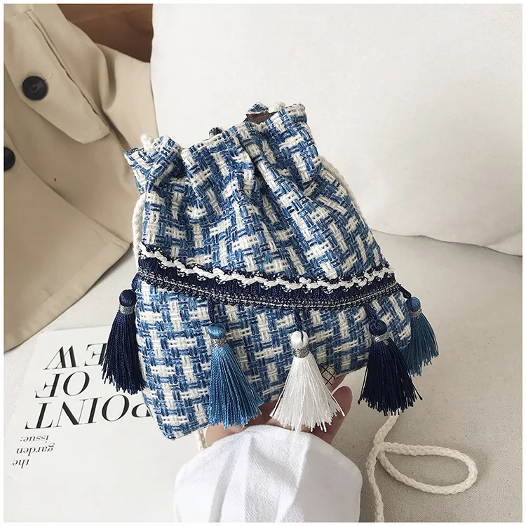 

Ethnic Minority Personalized Bag for Women 2025 New Ethnic Style Su Bucket Bag Ins Versatile Single Shoulder Crossbody Bag