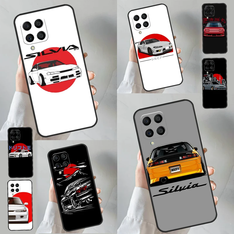 Silvia JDM Cars For Samsung Galaxy M20 M30s M31s M55 M15 M13 M33 M53 M12 M32 M52 M11 M51 M14 M34 M54 Case