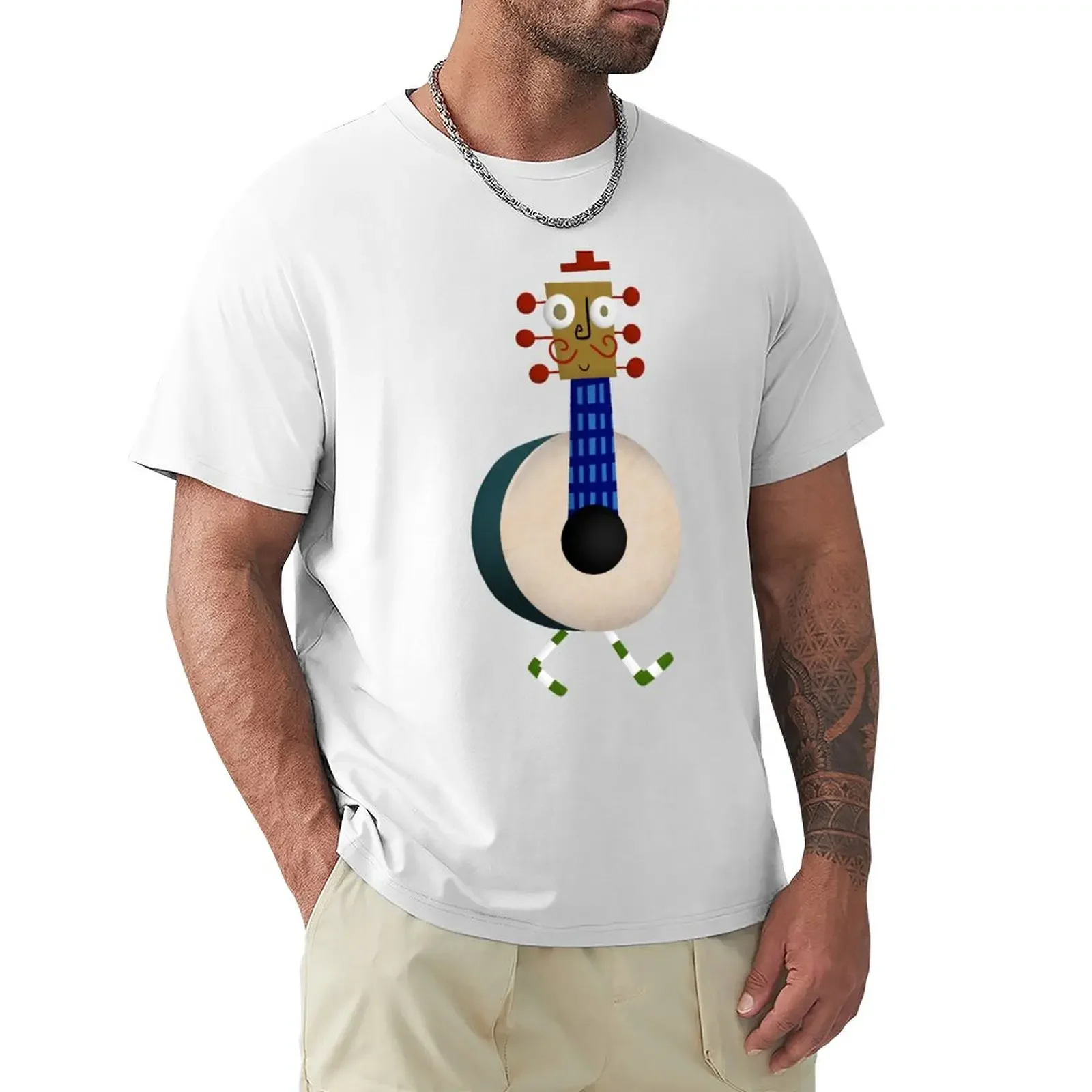 Guitar Movin’ to the Music T-Shirt plus sizes graphics customs design your own designer t shirt men