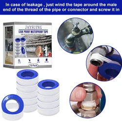 New Household leaking waterproof raw material tape Pure teflon material water pipe faucet waterproof sealing tape