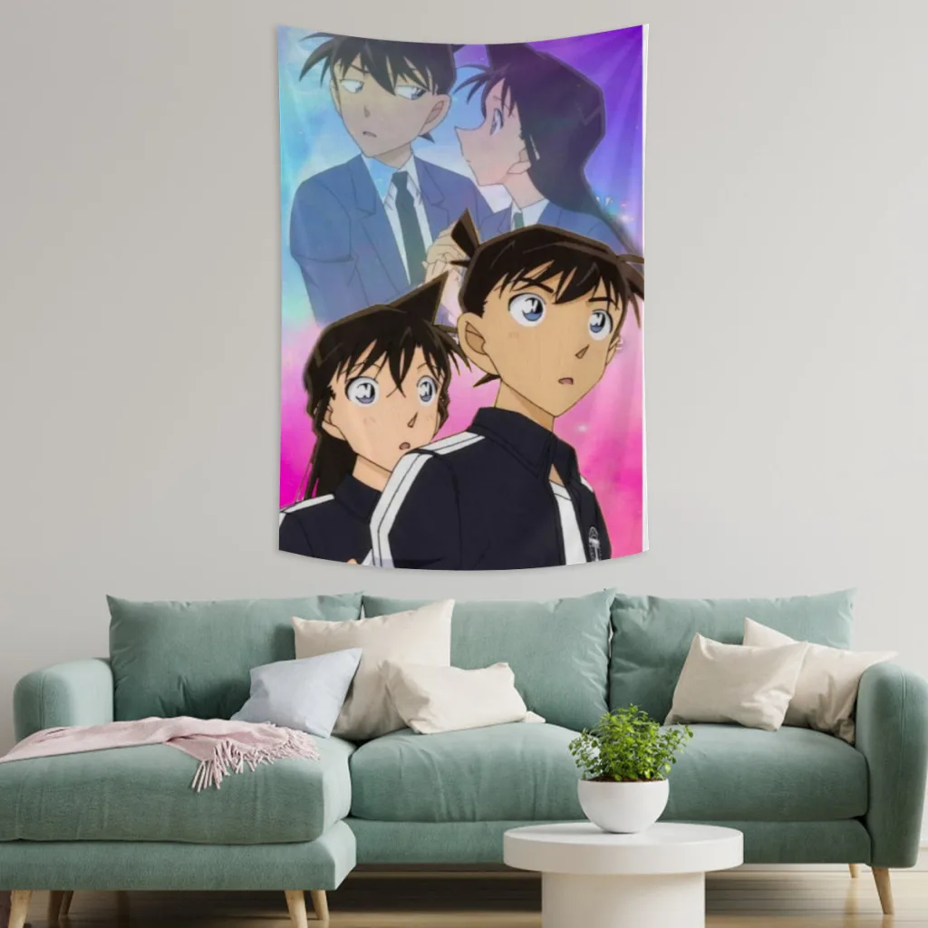 

Anime Detective Conan Tapestry Room Décor Aesthetic Home Decoration Bedroom Wall Art