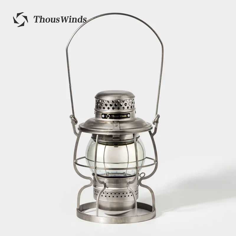 ThousWinds Railroad Kerosene Lamp Vintage Lantern Camping Outdoor Lamp Metal Picnic Emotion Light Travel Hiking Camping Supplies