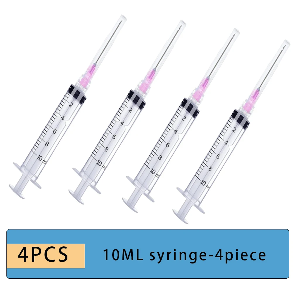 Seringue avec aiguille pour imprimante Epson HP Canon Brother Ricoh FuJi, cartouche d'encre et Ciss, 10ML, 4 à 5 pièces