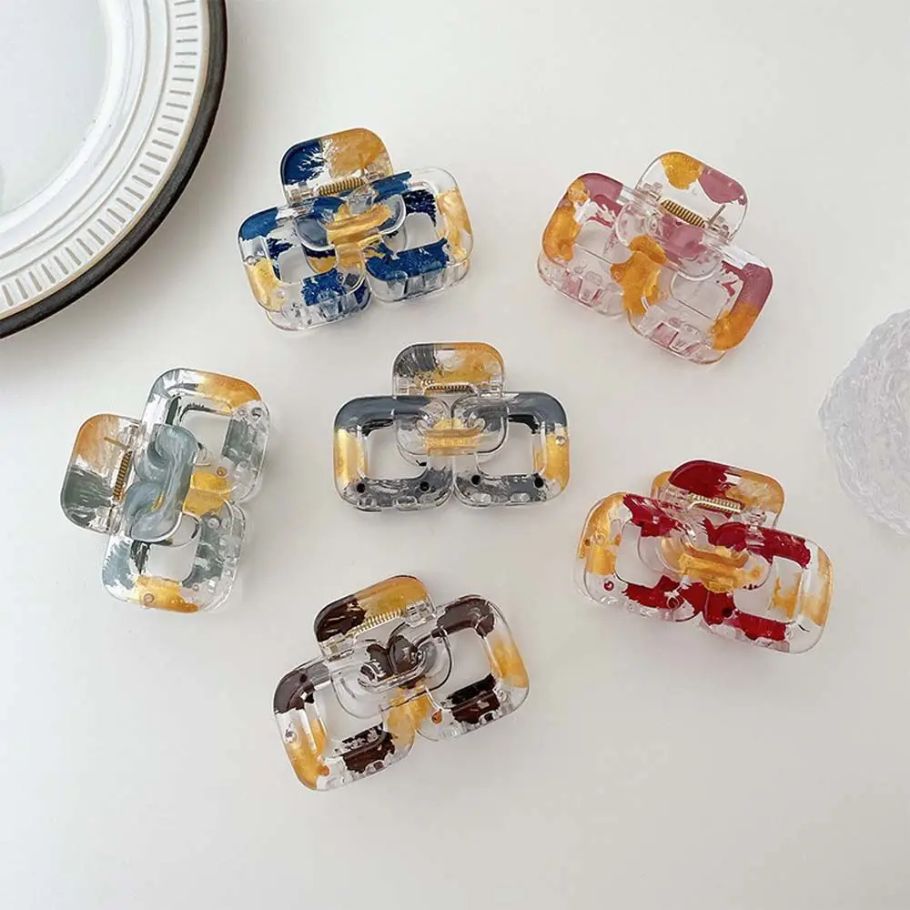 

Temperament Elegant Headwear Acrylic Simple Fashion Hair Claws Korean Style Hairpins Hair Ornaments Women Hair Clips
