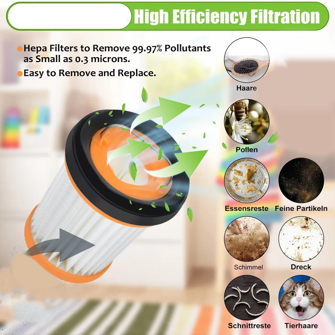 6Pcs Vacuum Filter … - image
