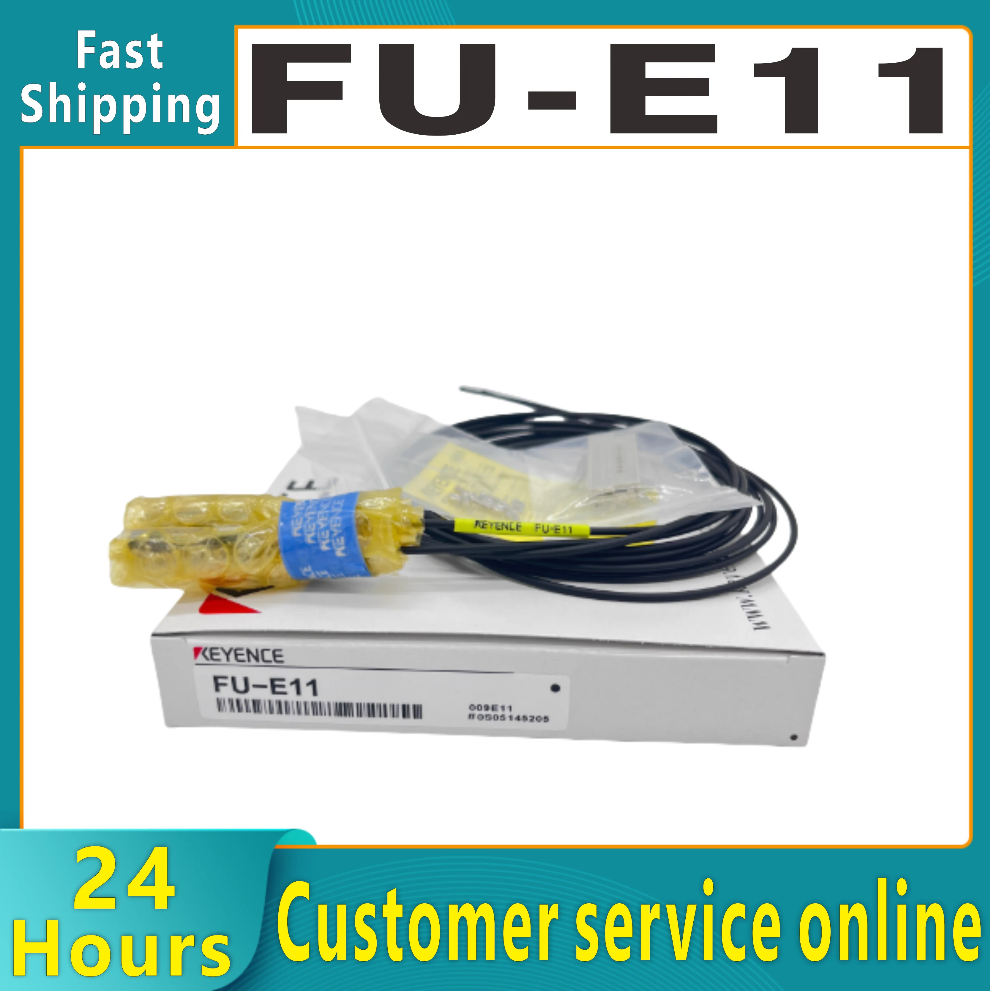 

Original Keyence FU-E11 infrared fiber optic sensor, photoelectric switch, piercing area detector