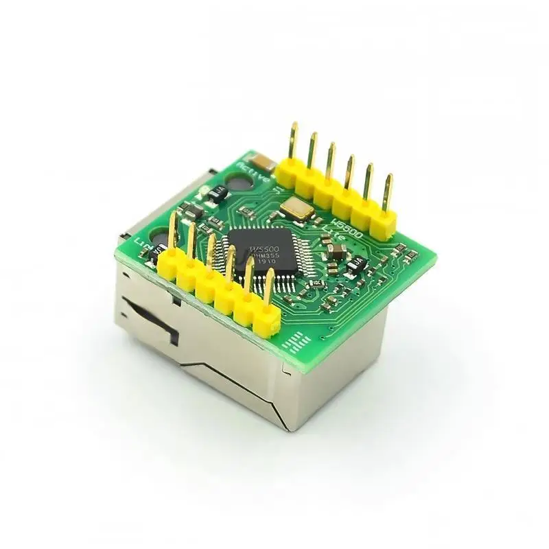 USR-ES1 W5500 Modul Jaringan Ethernet Perangkat Keras SPI Ke LAN/ Ethernet TCP / IP 51 / STM32 Program Mikrokontroler Melalui W5100
