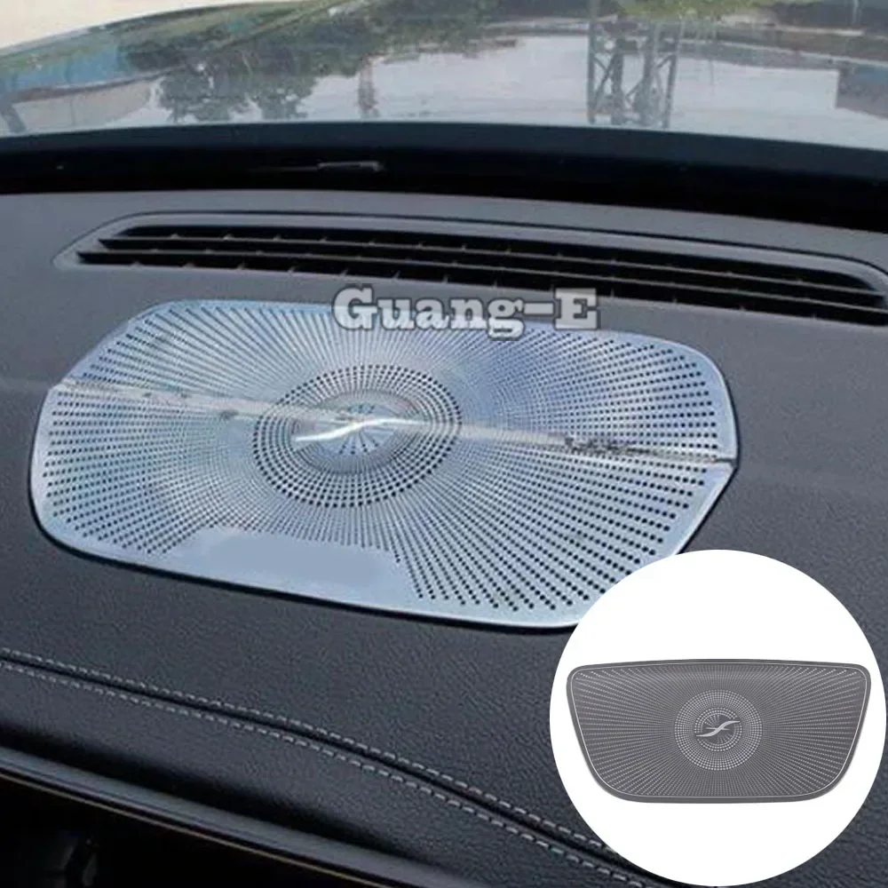 Car Front Panel Audio Speaker Cover Frame Horn Interior Accessories For Mercedes Benz A Class W177 A180 A200 A250 2019 2020-2023