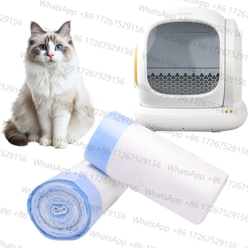 Applicable toExtra Large Cat Litter Box Liners for MeoWant MW-SC01/MW-SC02/MW-LR01 Self-Cleaning Litter Box Waste Receptacles Ba